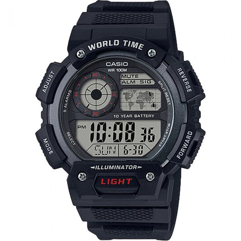 Casio AE1400WH-1A World Time Mens Watch